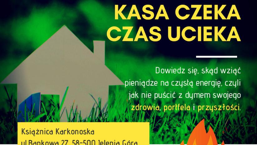 Fragment ulotki z hasłem kampanii "Kasa czeka, czas ucieka".