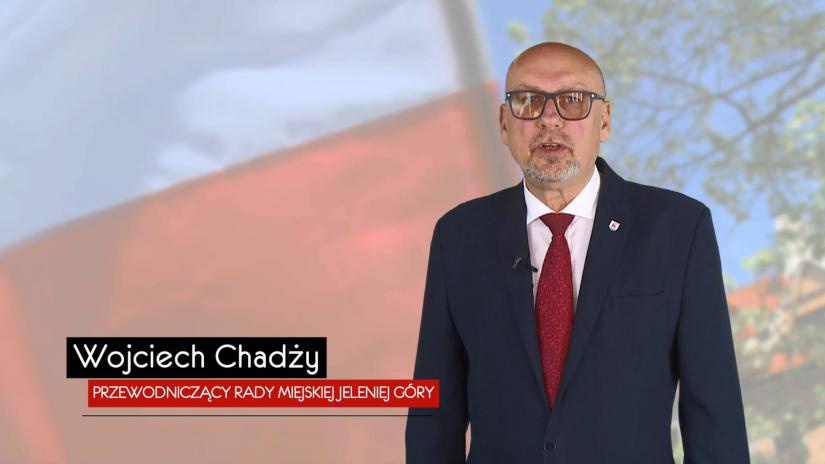 Przewodniczący Rady Miejskiej Jeleniej Góry Wojciech Chadży.