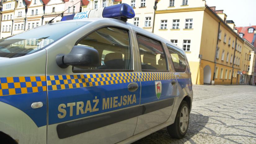 Samochód Straży Miejskiej.