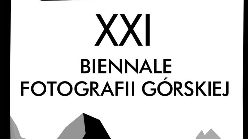 Logo XXI Biennale Fotografii Górskiej.