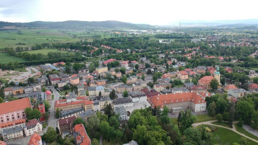 Panorama Jeleniej Góry.