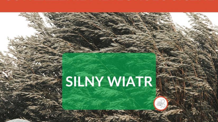 Ostrzeżenie Meteorologiczne - silny wiatr 