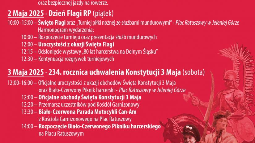 BIAŁO-CZERWONY WEEKEND MAJOWY W JELENIEJ GÓRZE!
