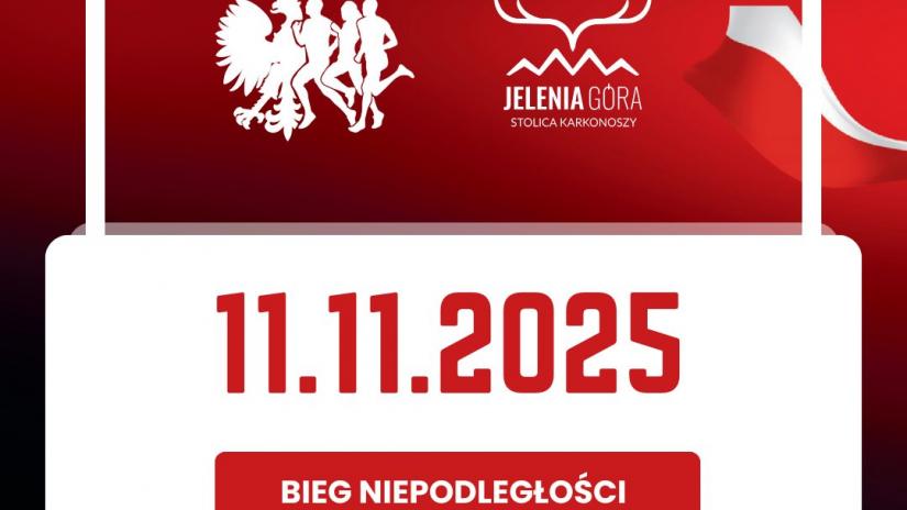 Pobiegniemy razem dla Niepodległej – Bieg Niepodległości 2025 w Jeleniej Górze