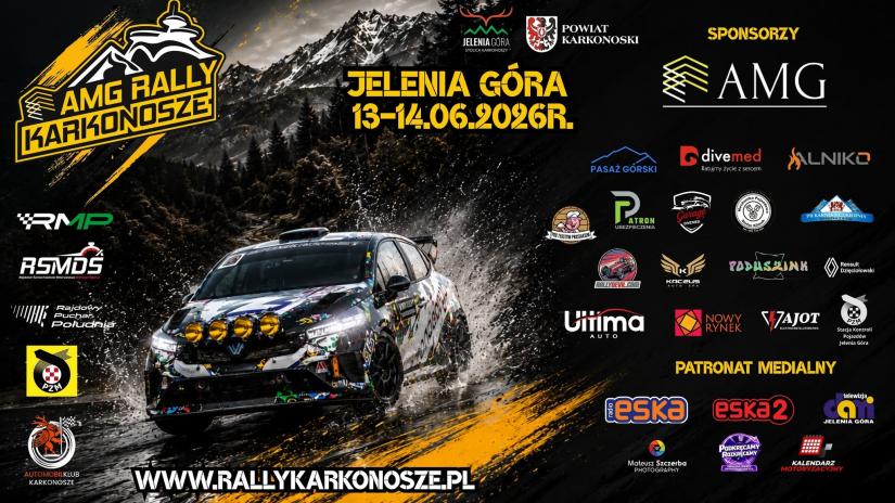 Rajd AMG Rally Karkonosze już w ten weekend. Będą utrudnienia w ruchu.