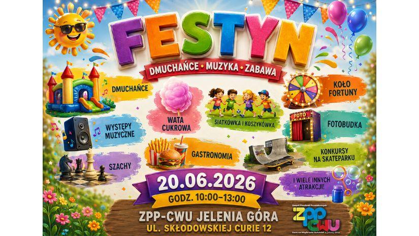 Festyn rodzinny ZPP-CWU już 20 czerwca w Jeleniej Górze 