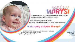 Plakat akcji Razem dla Marysi