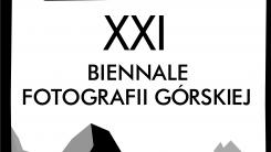 Logo XXI Biennale Fotografii Górskiej.