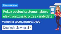 Plakat zapowiadający pokaz.