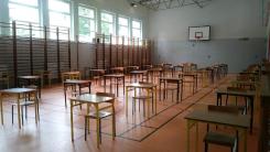 Sala egzaminacyjna w Zespole Szkół Rzemiosł Artystycznych.