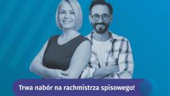 Plakat naboru rachmistrzów.