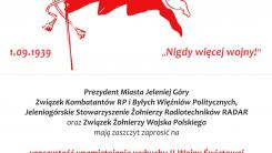 Zaproszenie na uroczystość upamietnienia II Wojny Światowej 