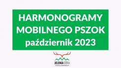 Harmonogram mobilnego PSZOK październik 2023