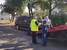 Usuwanie pojazdu z parkingu.