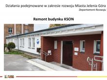 Slajd - remont siedziby KSON.